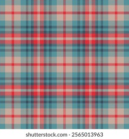 Tartan Plaid With Night Color Pattern. Vector illustration. 