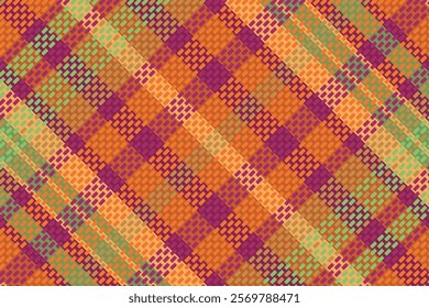 Tartan Plaid With Night Color Pattern. Vector illustration. 