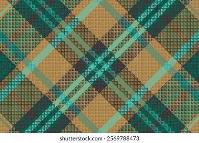 Tartan Plaid With Night Color Pattern. Vector illustration. 