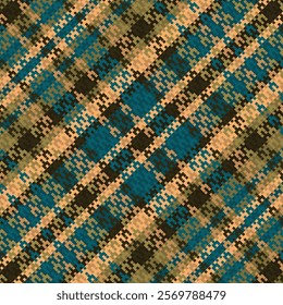 Tartan Plaid With Night Color Pattern. Vector illustration. 