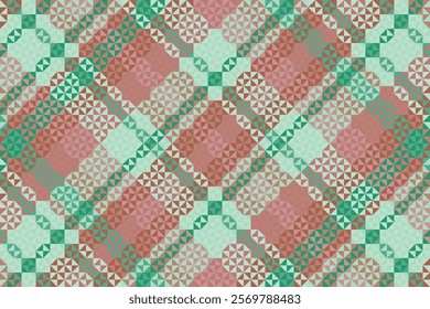 Tartan Plaid With Night Color Pattern. Vector illustration. 