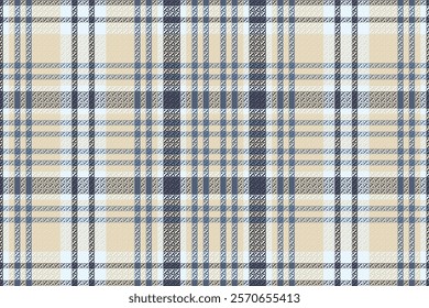 Tartan Plaid With Night Color Pattern. Vector illustration. 