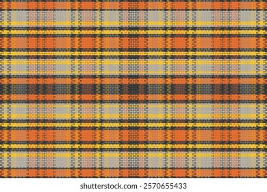 Tartan Plaid With Night Color Pattern. Vector illustration. 