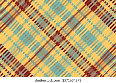 Tartan Plaid With Night Color Pattern. Vector illustration. 