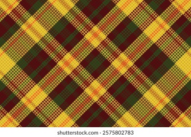 Tartan Plaid With Night Color Pattern. Vector illustration. 