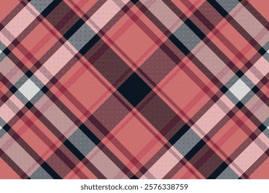 Tartan Plaid With Night Color Pattern. Vector illustration. 
