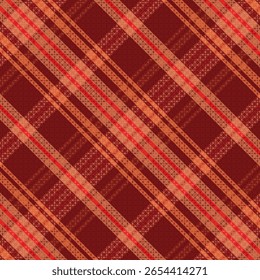 Tartan Plaid With Night Color Pattern. Vector illustration. 