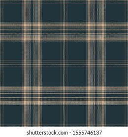 Tartan plaid pattern background. Seamless striped blue and brown check plaid graphic for flannel shirt, blanket, throw, upholstery, duvet cover, or other modern autumn and winter fabric design.