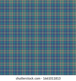 Tartan plaid pattern background. Texture for plaid, tablecloths, clothes, shirts, dresses, paper, bedding, blankets, quilts and other textile products. Vector illustration EPS 10