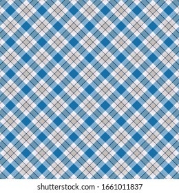 Tartan plaid pattern background. Texture for plaid, tablecloths, clothes, shirts, dresses, paper, bedding, blankets, quilts and other textile products. Vector illustration EPS 10