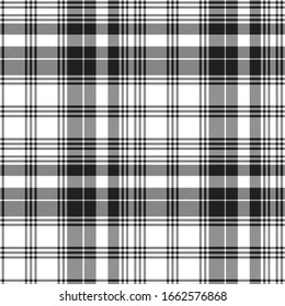 Tartan plaid pattern background. Texture for plaid, tablecloths, clothes, shirts, dresses, paper, bedding, blankets, quilts and other textile products. Vector illustration EPS 10