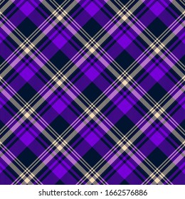 Tartan plaid pattern background. Texture for plaid, tablecloths, clothes, shirts, dresses, paper, bedding, blankets, quilts and other textile products. Vector illustration EPS 10