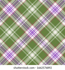 Tartan plaid pattern background. Texture for plaid, tablecloths, clothes, shirts, dresses, paper, bedding, blankets, quilts and other textile products. Vector illustration EPS 10