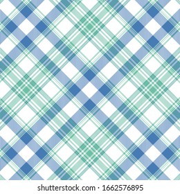 Tartan plaid pattern background. Texture for plaid, tablecloths, clothes, shirts, dresses, paper, bedding, blankets, quilts and other textile products. Vector illustration EPS 10