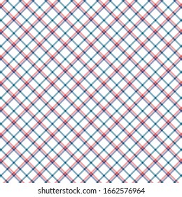 Tartan plaid pattern background. Texture for plaid, tablecloths, clothes, shirts, dresses, paper, bedding, blankets, quilts and other textile products. Vector illustration EPS 10