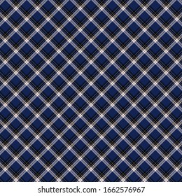 Tartan plaid pattern background. Texture for plaid, tablecloths, clothes, shirts, dresses, paper, bedding, blankets, quilts and other textile products. Vector illustration EPS 10
