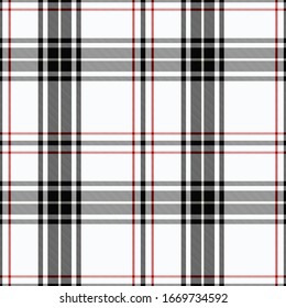Tartan plaid pattern background. Texture for plaid, tablecloths, clothes, shirts, dresses, paper, bedding, blankets, quilts and other textile products. Vector illustration EPS 10