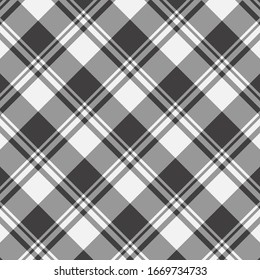Tartan plaid pattern background. Texture for plaid, tablecloths, clothes, shirts, dresses, paper, bedding, blankets, quilts and other textile products. Vector illustration EPS 10