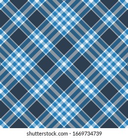 Tartan plaid pattern background. Texture for plaid, tablecloths, clothes, shirts, dresses, paper, bedding, blankets, quilts and other textile products. Vector illustration EPS 10