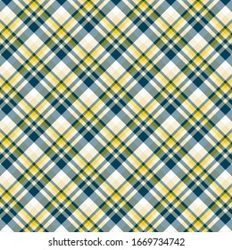 Tartan plaid pattern background. Texture for plaid, tablecloths, clothes, shirts, dresses, paper, bedding, blankets, quilts and other textile products. Vector illustration EPS 10