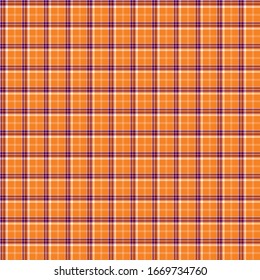 Tartan plaid pattern background. Texture for plaid, tablecloths, clothes, shirts, dresses, paper, bedding, blankets, quilts and other textile products. Vector illustration EPS 10