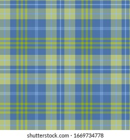 Tartan plaid pattern background. Texture for plaid, tablecloths, clothes, shirts, dresses, paper, bedding, blankets, quilts and other textile products. Vector illustration EPS 10