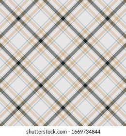Tartan plaid pattern background. Texture for plaid, tablecloths, clothes, shirts, dresses, paper, bedding, blankets, quilts and other textile products. Vector illustration EPS 10