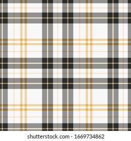 Tartan plaid pattern background. Texture for plaid, tablecloths, clothes, shirts, dresses, paper, bedding, blankets, quilts and other textile products. Vector illustration EPS 10