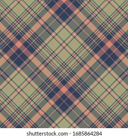 Tartan plaid pattern background. Texture for plaid, tablecloths, clothes, shirts, dresses, paper, bedding, blankets, quilts and other textile products. Vector illustration EPS 10