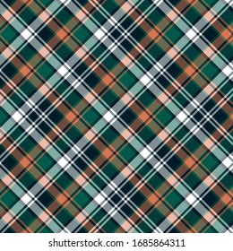 Tartan plaid pattern background. Texture for plaid, tablecloths, clothes, shirts, dresses, paper, bedding, blankets, quilts and other textile products. Vector illustration EPS 10