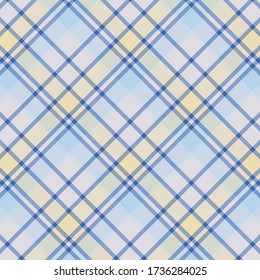 Tartan plaid pattern background. Texture for plaid, tablecloths, clothes, shirts, dresses, paper, bedding, blankets, quilts and other textile products. Vector illustration EPS 10