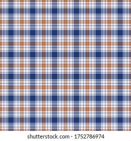 Tartan plaid pattern background. Texture for plaid, tablecloths, clothes, shirts, dresses, paper, bedding, blankets, quilts and other textile products. Vector illustration EPS 10