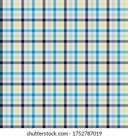 Tartan plaid pattern background. Texture for plaid, tablecloths, clothes, shirts, dresses, paper, bedding, blankets, quilts and other textile products. Vector illustration EPS 10