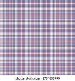 Tartan plaid pattern background. Texture for plaid, tablecloths, clothes, shirts, dresses, paper, bedding, blankets, quilts and other textile products. Vector illustration EPS 10