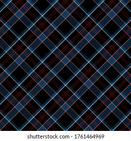 Tartan plaid pattern background. Texture for plaid, tablecloths, clothes, shirts, dresses, paper, bedding, blankets, quilts and other textile products. Vector illustration EPS 10