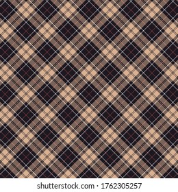 Tartan plaid pattern background. Texture for plaid, tablecloths, clothes, shirts, dresses, paper, bedding, blankets, quilts and other textile products. Vector illustration EPS 10