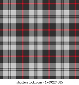 Tartan plaid pattern background. Texture for plaid, tablecloths, clothes, shirts, dresses, paper, bedding, blankets, quilts and other textile products. Vector illustration EPS 10