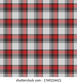 Tartan plaid pattern background. Texture for plaid, tablecloths, clothes, shirts, dresses, paper, bedding, blankets, quilts and other textile products. Vector illustration EPS 10