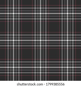 Tartan plaid pattern background. Texture for plaid, tablecloths, clothes, shirts, dresses, paper, bedding, blankets, quilts and other textile products. Vector illustration EPS 10