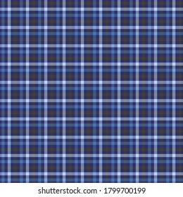 Tartan plaid pattern background. Texture for plaid, tablecloths, clothes, shirts, dresses, paper, bedding, blankets, quilts and other textile products. Vector illustration EPS 10