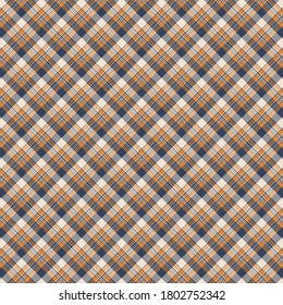 Tartan plaid pattern background. Texture for plaid, tablecloths, clothes, shirts, dresses, paper, bedding, blankets, quilts and other textile products. Vector illustration EPS 10