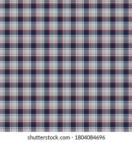 Tartan plaid pattern background. Texture for plaid, tablecloths, clothes, shirts, dresses, paper, bedding, blankets, quilts and other textile products. Vector illustration EPS 10