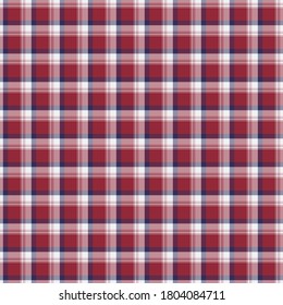 Tartan plaid pattern background. Texture for plaid, tablecloths, clothes, shirts, dresses, paper, bedding, blankets, quilts and other textile products. Vector illustration EPS 10