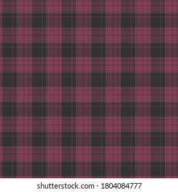 Tartan plaid pattern background. Texture for plaid, tablecloths, clothes, shirts, dresses, paper, bedding, blankets, quilts and other textile products. Vector illustration EPS 10