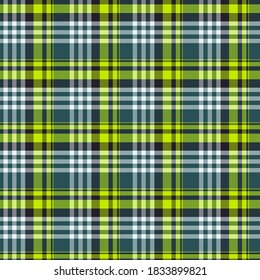 Tartan plaid pattern background. Texture for plaid, tablecloths, clothes, shirts, dresses, paper, bedding, blankets, quilts and other textile products. Vector illustration EPS 10