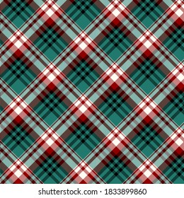 Tartan plaid pattern background. Texture for plaid, tablecloths, clothes, shirts, dresses, paper, bedding, blankets, quilts and other textile products. Vector illustration EPS 10