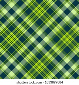 Tartan plaid pattern background. Texture for plaid, tablecloths, clothes, shirts, dresses, paper, bedding, blankets, quilts and other textile products. Vector illustration EPS 10