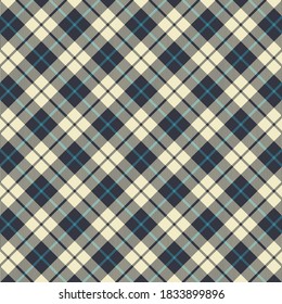 Tartan plaid pattern background. Texture for plaid, tablecloths, clothes, shirts, dresses, paper, bedding, blankets, quilts and other textile products. Vector illustration EPS 10