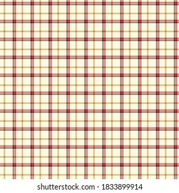 Tartan plaid pattern background. Texture for plaid, tablecloths, clothes, shirts, dresses, paper, bedding, blankets, quilts and other textile products. Vector illustration EPS 10