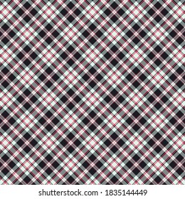 Tartan plaid pattern background. Texture for plaid, tablecloths, clothes, shirts, dresses, paper, bedding, blankets, quilts and other textile products. Vector illustration EPS 10